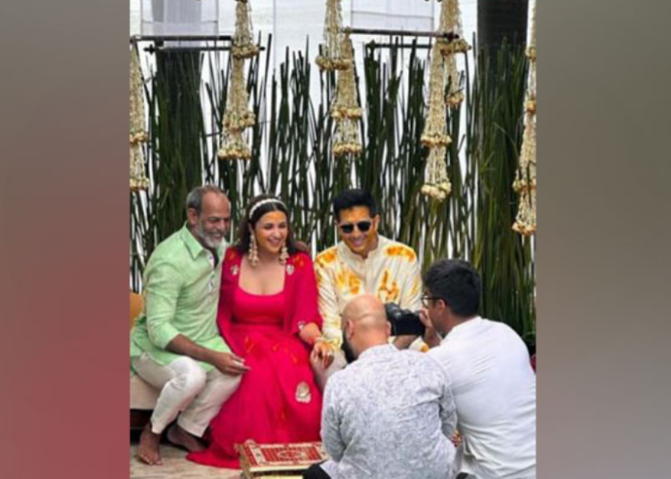 Newlyweds Raghav Chadha and Parineeti Chopra Share Joyful 'Haldi' Ceremony Pictures