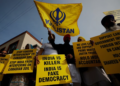 : Canadian Sikh Group Protests Outside Indian Diplomatic Mission Amid Diplomatic Tensions