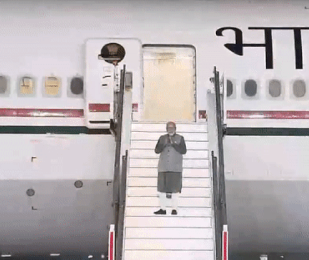 PM Modi departs to Jakarta