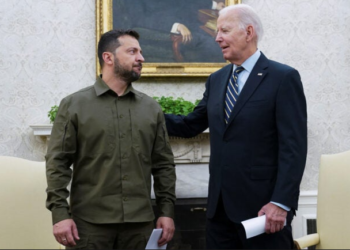 Ukrainian President Zelenskiy Meets President Biden in Washington to Bolster U.S. Support
