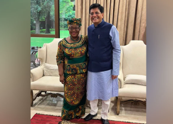 Union Minister Piyush Goyal meets WTO Director General Ngozi Okonjo-Iweala