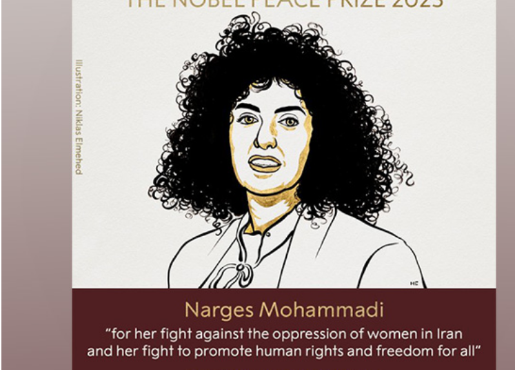 Iranian Activist Narges Mohammadi Awarded 2023 Nobel Peace Prize for Human Rights Advocacy