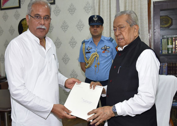 Chief Minister Bhupesh Baghel Submits Resignation to the Governor