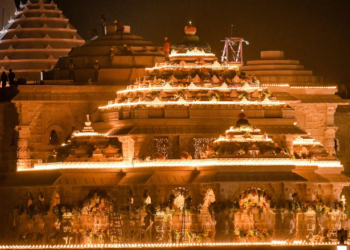 Grandeur Unveiled Pran Prathisha Marks Historic Ram Mandir Inauguration