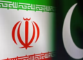 Illustration of Iranian and Pakistani flags (REUTERS)
