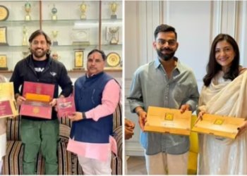 Kohli and Dhoni have been invited to the Ram Temple Pran Pratishtha ceremony in Ayodhya(X)