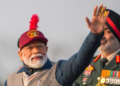 Prime Minister Narendra Modi during the NCC rally at Cariappa Ground in New Delhi on Saturday. (PTI)