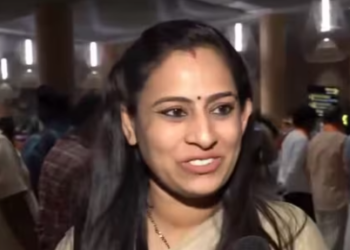 Vijetha, wife of Arun Yogiraj(PTI)