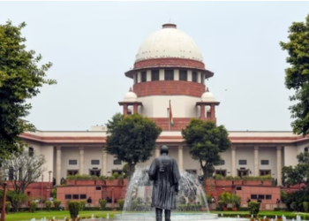 A view of the Supreme Court of India (SCI) building,(ANI)