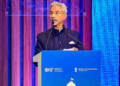 External affairs minister S. Jaishankar speaks during the Raisina Dialogue 2024 in New Delhi (PTI VIA @raisinadialogue)
