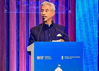 External affairs minister S. Jaishankar speaks during the Raisina Dialogue 2024 in New Delhi (PTI VIA @raisinadialogue)