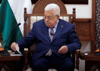 Palestinian President Mahmoud Abbas attends a meeting.(Reuters)