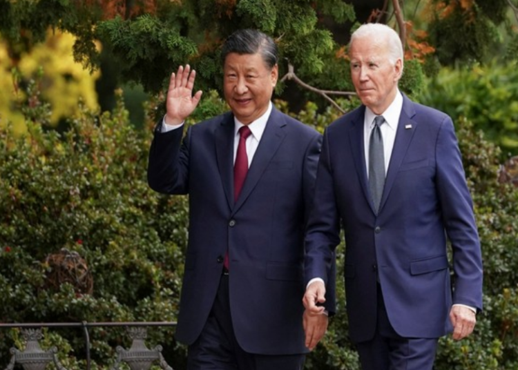 US President Biden Holds Talks with His Chinese Counterpart Xi