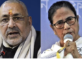 Union minister Giriraj Singh and West Bengal chief minister Mamata Banerjee