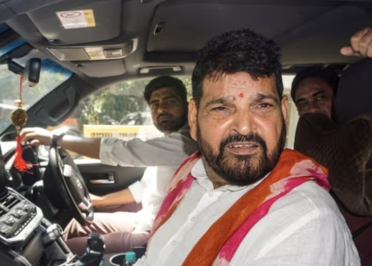 Former Wrestling Federation of India (WFI) chief and BJP leader Brij Bhushan Sharan Singh (PTI)