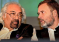 File photo of Sam Pitroda and Rahul Gandhi. (PTI)