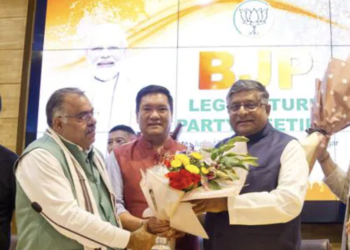 Pema Khandu has been the Arunachal Pradesh chief minister since July 2016 when he first took oath as head of a Congress government (X/PemaKhanduBJP)