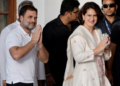 Congress General Secretary and Gandhi's sister, Priyanka Gandhi called him her “fellow traveller, argumentative guide, philosopher and leader” in a post on X.(REUTERS)