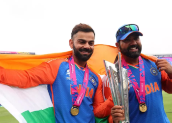 Indian cricket icons Virat Kohli and Rohit Sharma