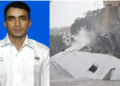 Leading seaman Sitendra SinghSingh (left) was among the multi-role frigate’s crew involved in the repairs of the locally made warship INS Brahmaputra (right) when a fire broke out on board.