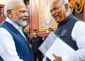 .Prime Minister Narendra Modi and Congress president Mallikarjun Kharge