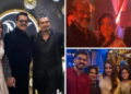 Rajinikanth and Trisha Krishnan attended Varalaxmni Sarathkumar's wedding.