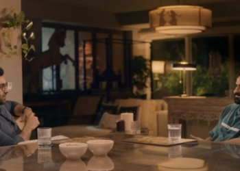 Ranbir Kapoor (left) and Nikhil Kamath (right) during the ‘People by WTF’ podcast.