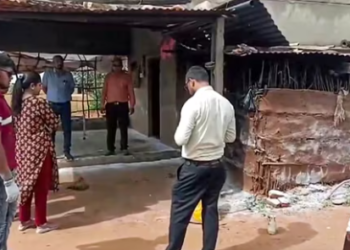 Sabarkantha A health team conducts inspection in an area which reported cases of Chandipura virus, in Sabarkantha district of Gujarat, Wednesday, July 17, 2024.(PTI)