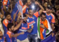 Team India Victory Parade, Team India reach at the Wankhede Stadium.
