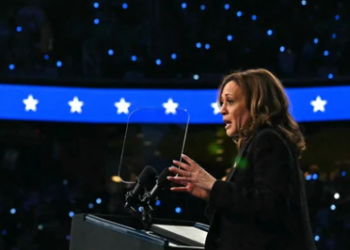 Democratic vice presidential candidate Sen. Kamala Harris,