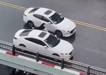 Typhoon Yagi devastates Vietnam, but a viral video shows cars forming a shield around a struggling biker, highlighting the nation's unity and resilience.(Instagram-yourtubudd)