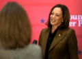 Kamala Harris has oriented her campaign around her economic proposals and criticism of Trump, rather than the possibility she’d make history with her election(AP)
