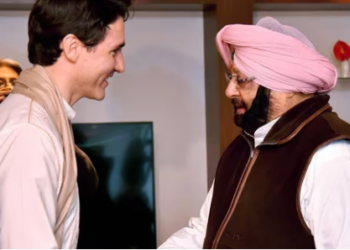 Former Punjab CM Captain Amarinder Singh alleged that Trudeau ruined India-Canada ties. (PTI Photo)