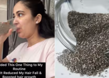 “Well, it’s chia seeds that I added to my routine, and they’ve actually helped reduce my hair fall and boost growth," wrote Dr Kratika Mohan.(Instagram/@dr_kratika_, Pexels)