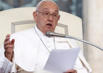 As a precaution, Pope Francis, who recently turned 88 and has been unwell with a severe cold, will lead the customary Sunday Angelus prayer from inside his home.(REUTERS)