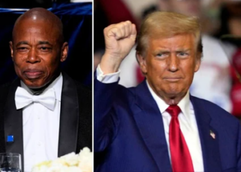 Donald Trump says he would consider pardoning NYC Mayor Eric Adams(AP)