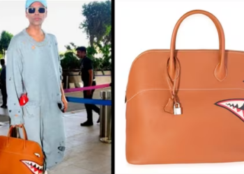 Karan Johar’s ₹18 lakh Hermès Shark Bag Steals The Show As He Rocks A Torn Green Co-Ord At The Airport
