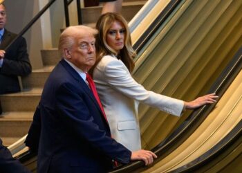 Melania Trump’s stoic reaction to Donald Trump’s UN speech sparks social media frenzy