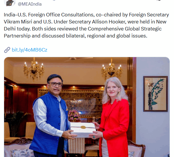 India, US review strategic partnership amid trade tensions
