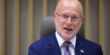 FCC chair Brendan Carr warns US broadcasters over ‘fake news’ during Iran war, threatens license revocation