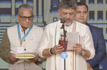 DK Shivakumar Sworn In as Karnataka’s 18th Chief Minister, Marks Beginning of New Political Chapter