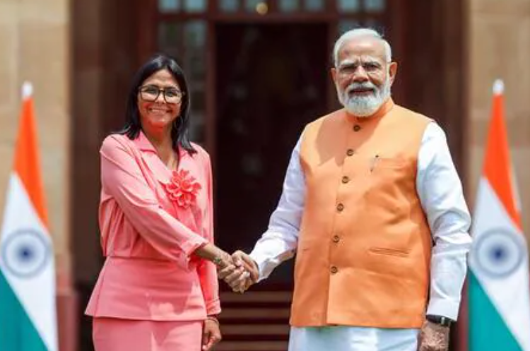 PM Modi, Venezuela’s Acting President Delcy Rodríguez Discuss Long-Term Energy, Pharma and Critical Minerals Partnership