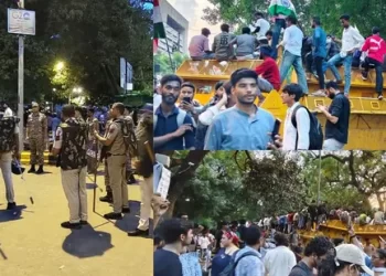 5 Delhi Cops Injured, Tear Gas Fired as Clashes Erupt Near Sansad Marg During CJP Protest; Internet Suspended