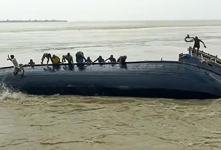 Ganga boat capsizes in Bihar’s Bhagalpur, two labourers missing as 19 rescued